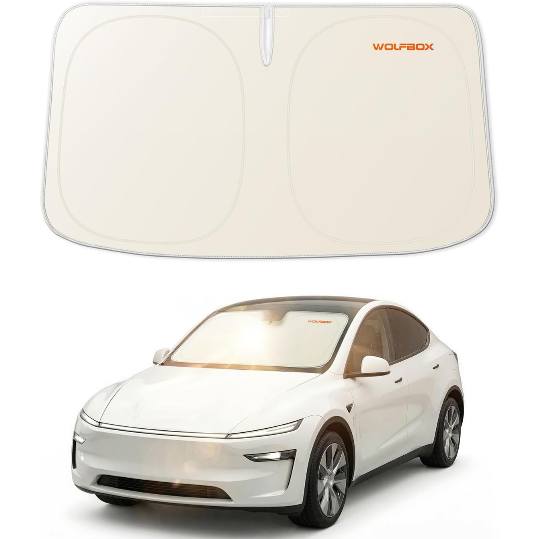 WolfBox Foldable 56' Car Windshield Sun Shade