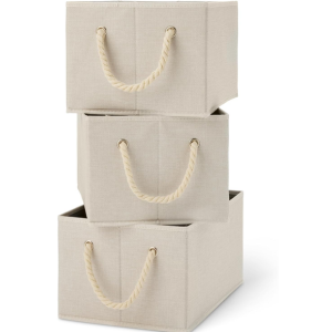 Amazon Basics Large Foldable Storage Bins