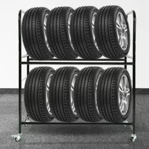 8-Tire Rolling Storage Rack