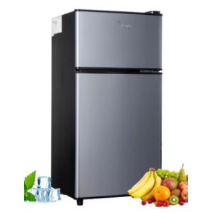 Double Door 2.9 Cu ft. Mini Fridge w/Freezer