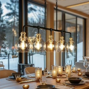 5-Light Kitchen Island Pendant Chandelier