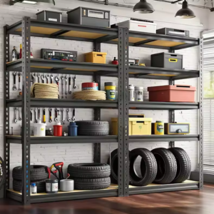 Heavy Duty 2-Piece 5-Tier Metal Shelving Unit