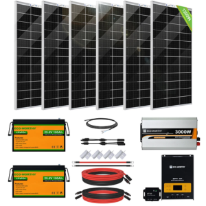 Eco-Worthy 1170W Solar Panel Kit w/Lithium Battery