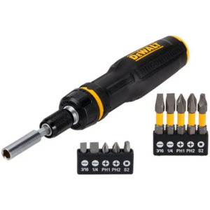 DeWalt 10-Piece Multi-Bit Ratcheting Screwdriver Set