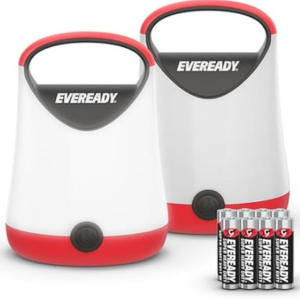 Eveready 2-Pack LED Camping Lantern w/Batteries