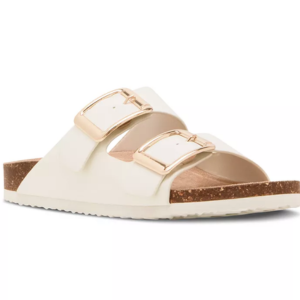 Madden Girl Bodie Buckle Footbed Slide Sandals