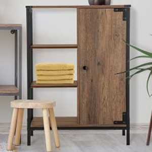 4-Tier Bathroom Cabinet Storage