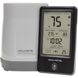 AcuRite Wireless Self-Emptying Rain Gauge