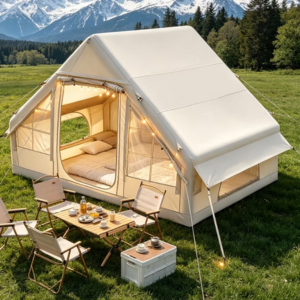 6-Person Inflatable Camping Tent w/Pump