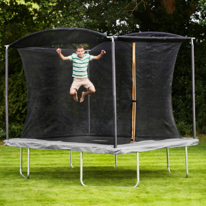 Bounce Pro 8' Rectangular Trampoline w/Enclosure
