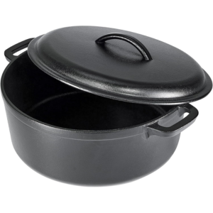 Amazon Basics 7Qt. Cast Iron Dutch Oven