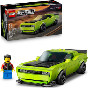 LEGO 390-Piece Speed Champions Dodge Challenger SRT Hellcat Toy Car