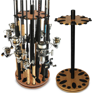 Rush Creek 24-Rod Spinning Fishing Rod Holder