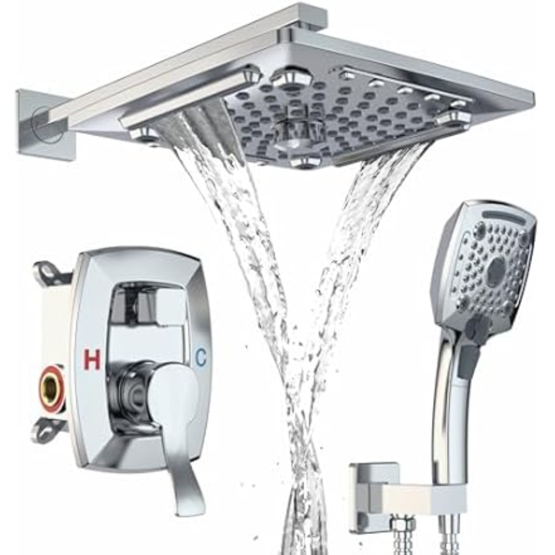 Bathroom Shower Faucet Set w/Valve