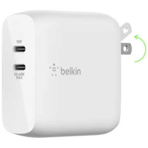 Belkin 68W Dual Port USB-C Charger Block