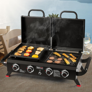 Royal Gourmet 4-Burner 2-in-1 Propane Grill Griddle Combo