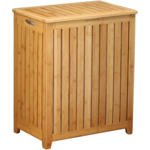 Spa-Style Bamboo Laundry Hamper