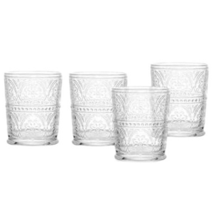 Darbie 4-Piece 9.5oz. Wanderlust Double Old Fashion Glasses Set