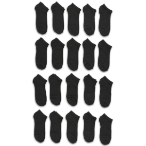 Hanes Men's 20-Pack No Show Socks