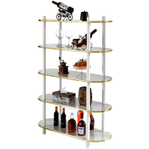 5-Tier Wood Open Bookshelf