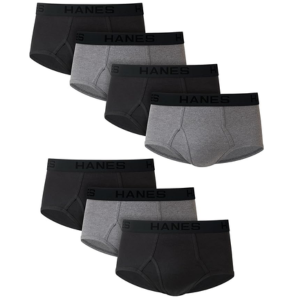 Hanes 7-Pack Men's Moisture-Wicking Underwear Briefs