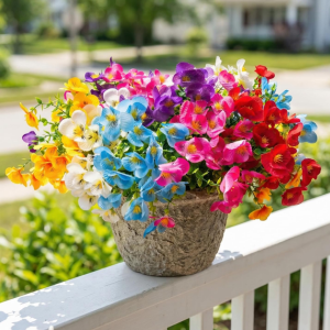 12-Pack Patio Trytuny Artificial Flowers