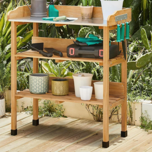Fir Wood 3-Tier Potting Bench