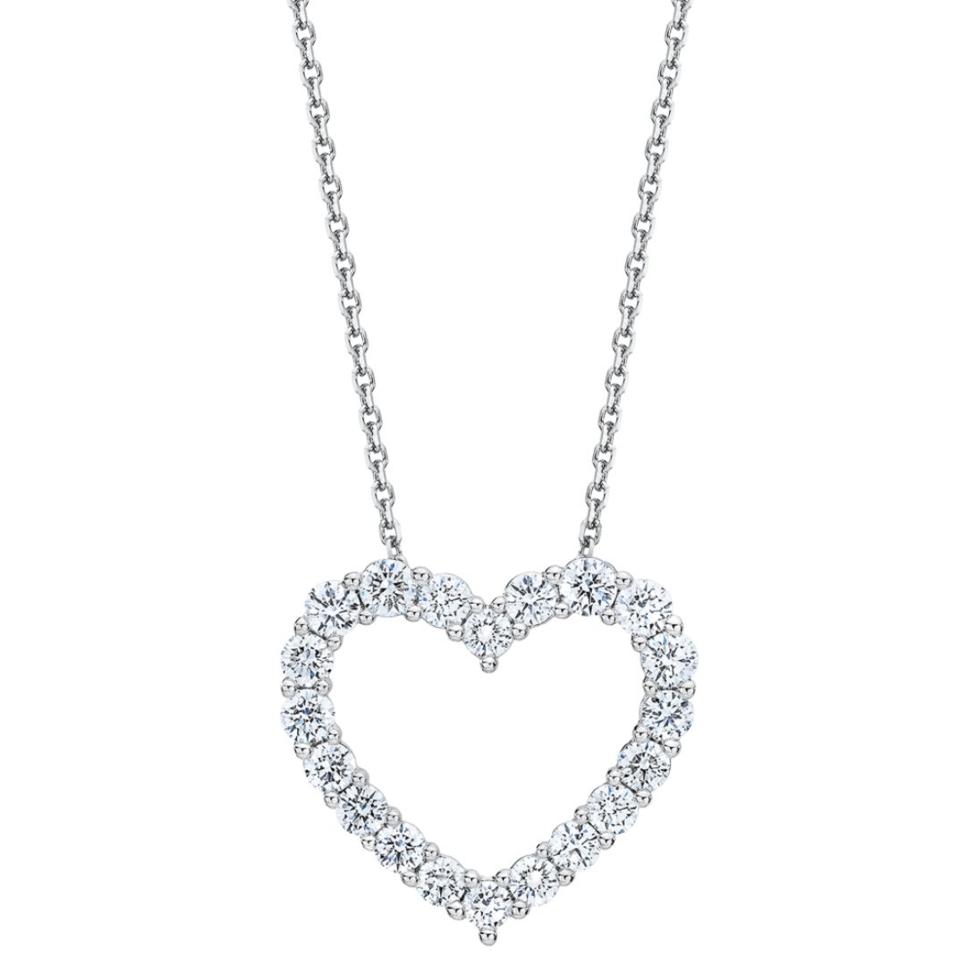 1 Carat Diamond Heart Pendant