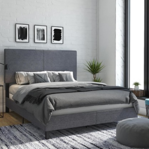 DHP Queen Upholstered Platform Bed