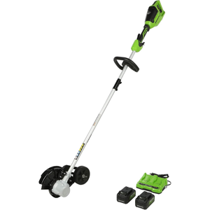 Greenworks 48V 8'' Cordless Edger w/Batteries