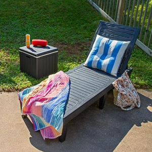Sunnydaze 5-Position Adjustable Chaise Lounge Chair