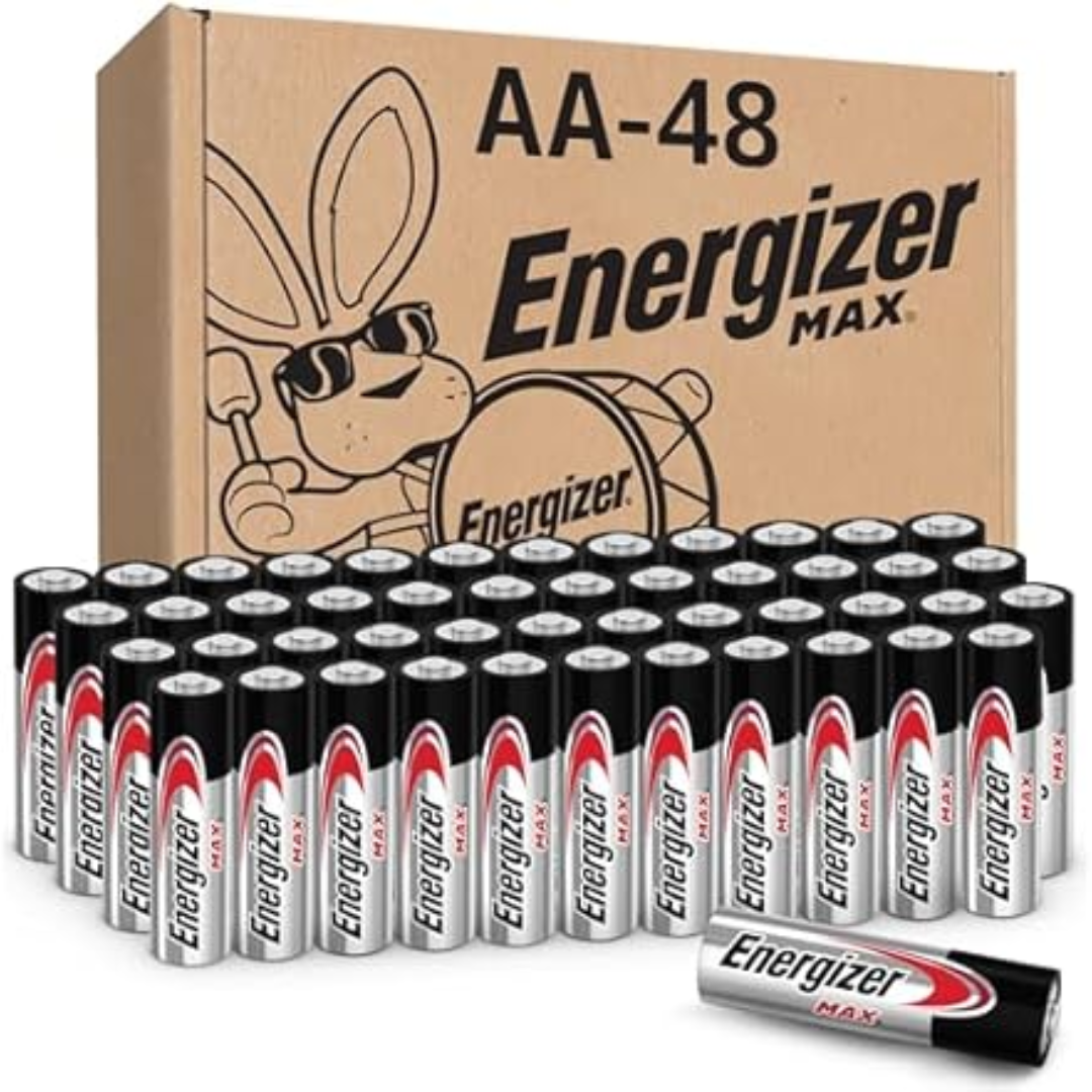 Energizer 48-Count Max AA Alkaline Batteries